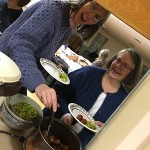 ANNUAL MEETING_Ruth and Silvia and meatballs